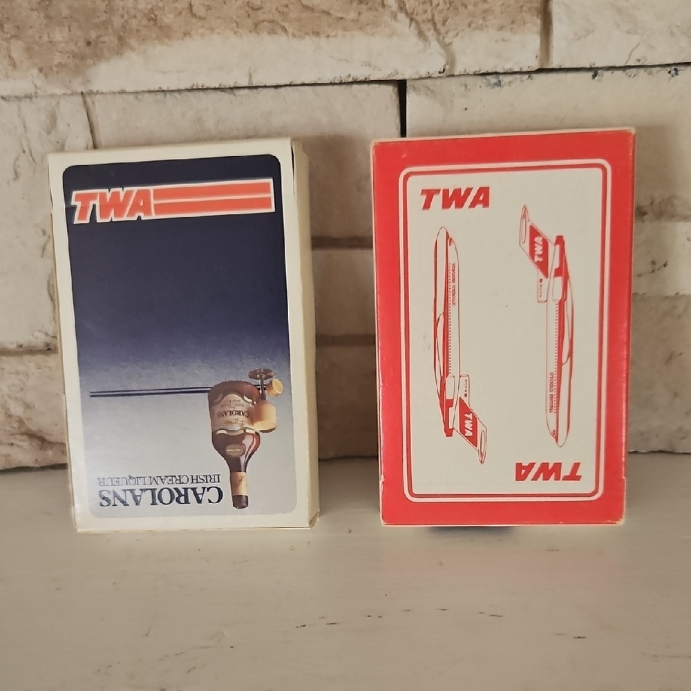 TWA Playing Cards Set, Factory Sealed